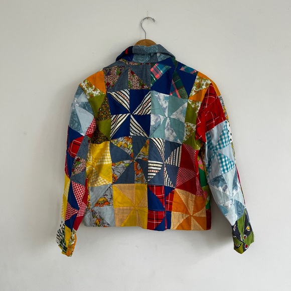 Colorful Patchwork Quilt Jacket - Picture 4 of 7